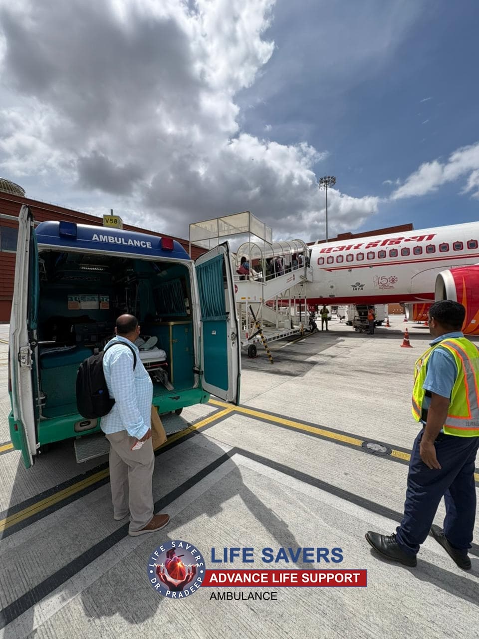 Lifesavers Commercial Flight From Bangalore To Delhi