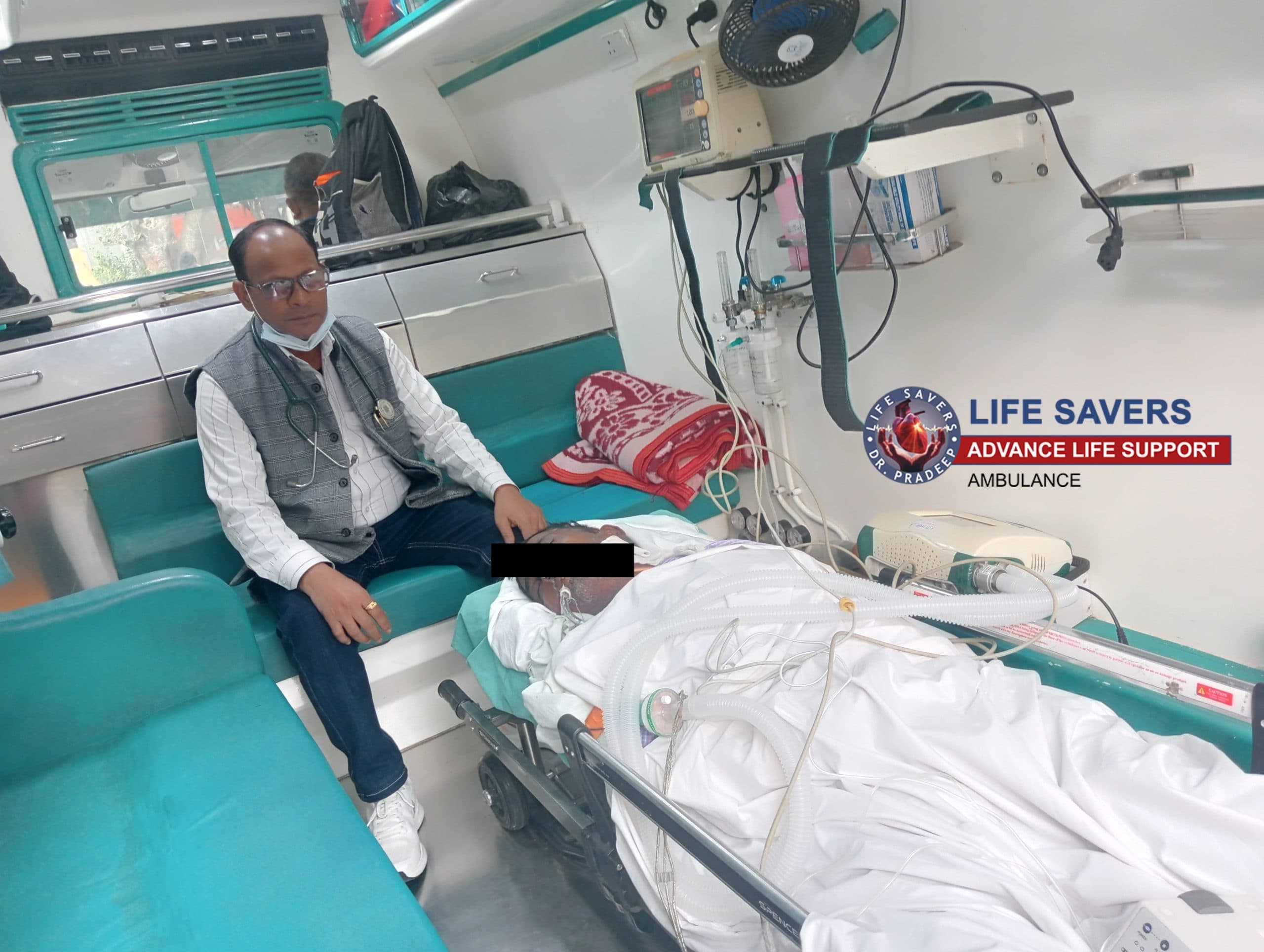 ACLS Ambulance From Global Hospital, Lucknow to Gangaram Hospital, Delhi