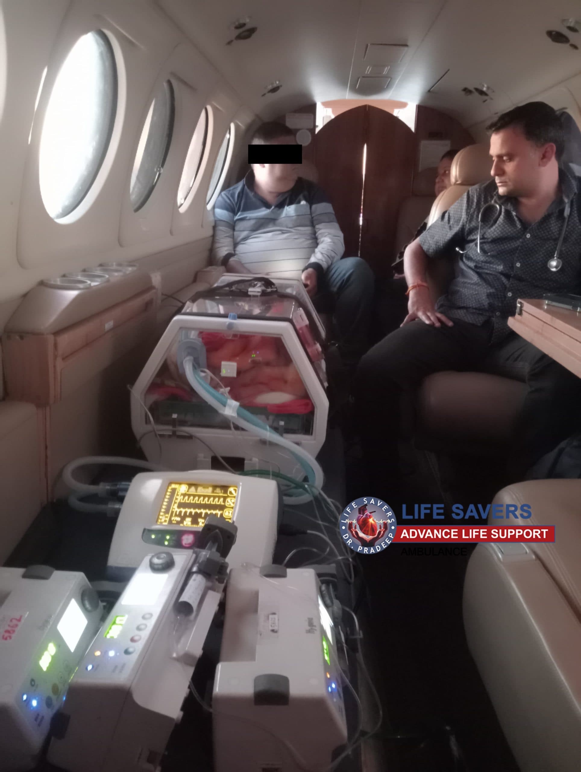 Lifesavers Air Ambulance From Guwahati to Delhi