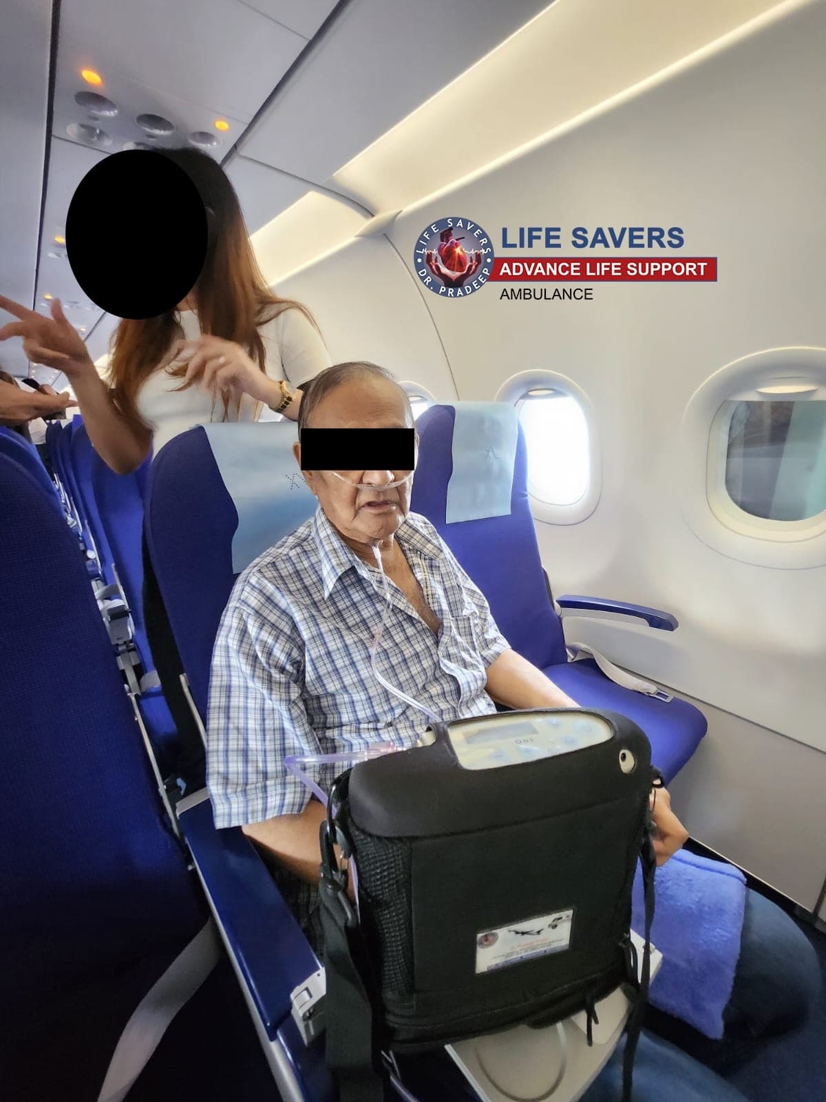 Patient Shifted From Delhi to Dibrugarh in Lifesavers Commercial Flight